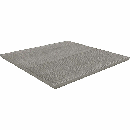 Lorell Hospitality/Conference Tabletop 36" Width x 1" Thickness x 36" Length - Band Edge - Weathered Charcoal Table Top - Sturdy - For Reception Area, Conference Table, Breakroom, Lobby, Meeting, Office (LLR69601)