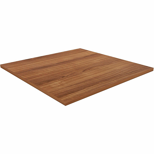 Lorell Hospitality/Conference Tabletop 36" Width x 1" Thickness x 36" Length - Band Edge - Walnut Table Top - For Reception Area, Conference Table, Breakroom, Lobby, Meeting, Office (LLR69961)