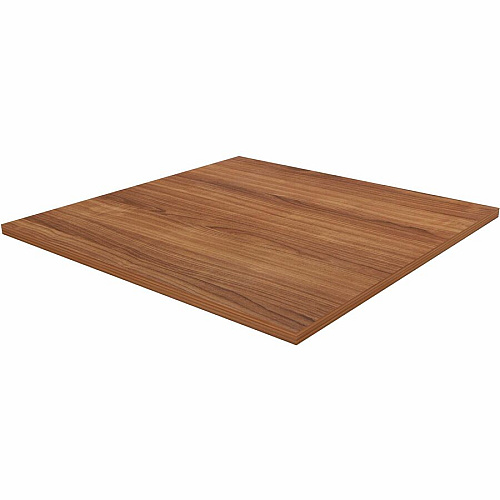 Lorell Hospitality/Conference Tabletop 36" Width x 1" Thickness x 36" Length - Band Edge - Walnut Table Top - For Reception Area, Conference Table, Breakroom, Lobby, Meeting, Office (LLR69961)