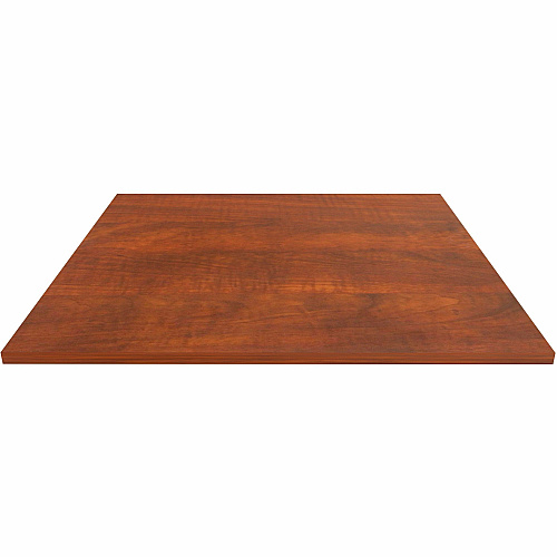 Lorell Hospitality/Conference Tabletop 42" Width x 1" Thickness x 42" Length - Band Edge - Cherry Table Top - For Reception Area, Conference Table, Breakroom, Lobby, Meeting, Office (LLR87325)