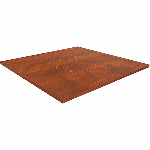 Lorell Hospitality/Conference Tabletop 42" Width x 1" Thickness x 42" Length - Band Edge - Cherry Table Top - For Reception Area, Conference Table, Breakroom, Lobby, Meeting, Office (LLR87325)