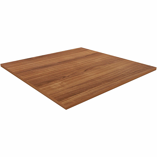 Lorell Hospitality/Conference Tabletop 42" Width x 1" Thickness x 42" Length - Band Edge - Walnut Table Top - For Reception Area, Conference Table, Breakroom, Lobby, Meeting, Office (LLR69962)