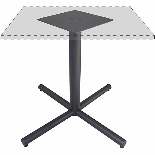 Lorell Hospitality/Conference X-Base 30 Height x 45" Width - Sturdy - For Reception Area, Breakroom, Lobby, Meeting, Office, Conference Table (LLR61641)