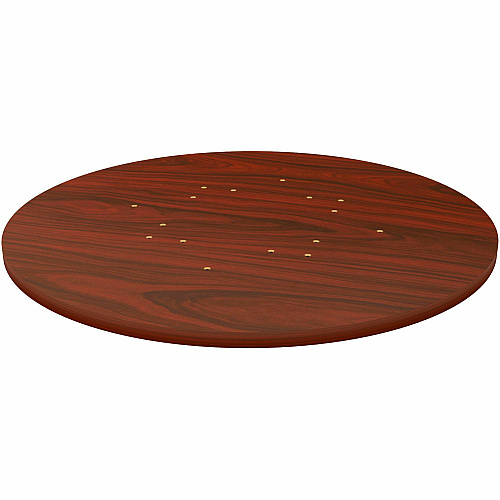 Lorell Hospitality/Conference Tabletop x 1" Thickness x 36" Diameter - Band Edge - Mahogany Table Top - Sturdy - For Reception Area, Conference Table, Breakroom, Lobby, Meeting, Office (LLR87242)