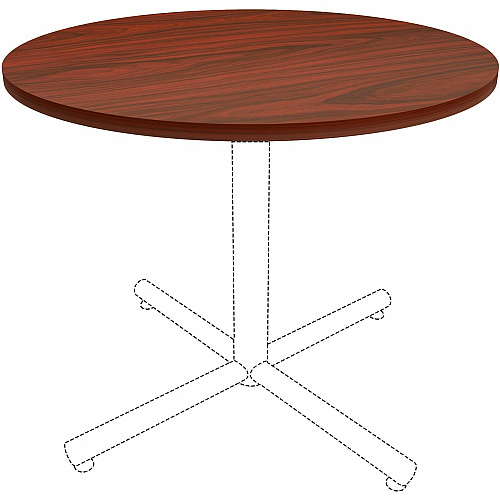 Lorell Hospitality/Conference Tabletop x 1" Thickness x 36" Diameter - Band Edge - Mahogany Table Top - Sturdy - For Reception Area, Conference Table, Breakroom, Lobby, Meeting, Office (LLR87242)