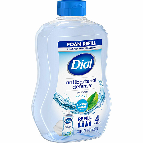 Dial Complete Foaming Handwash Spring Water, Aloe Scent - 30 fl oz - Bottle Dispenser - Bacteria Remover - Hand, Skin - Moisturizing - Recycled - Cruelty-free, Sulfate-free, Paraben-free, Phthalate-free, Silicone-free - 1 Each (35087)