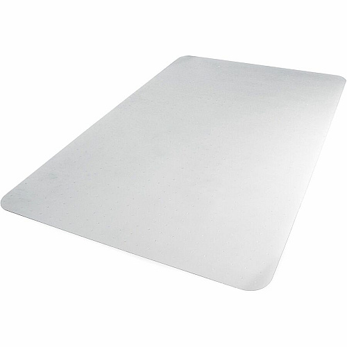 Ecotex Marvec BioPVC Chairmat Carpet - 48" Length x 36" Width - Polyvinyl Chloride (PVC) - Clear - 1 Each (NCCMFLFG0002)