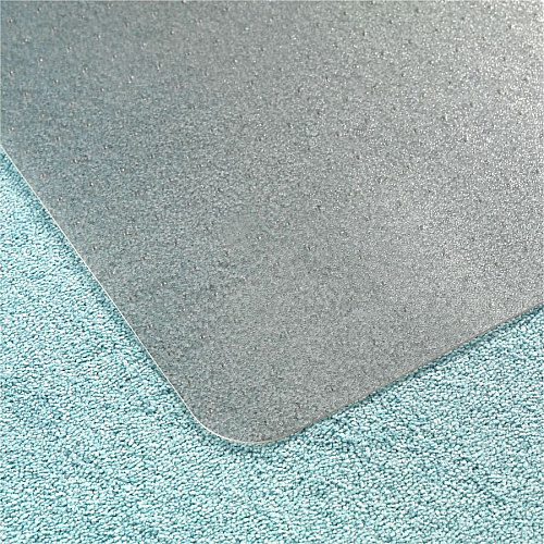 Ecotex Marvec BioPVC Chairmat Carpet - 48" Length x 36" Width - Polyvinyl Chloride (PVC) - Clear - 1 Each (NCCMFLFG0002)