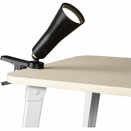 OttLite Switch 3-in-1 Rechargeable Task Lamp LED Bulb - Rechargeable Battery, ClearSun LED, USB Charging, Touch-activated - Black - for Notebook - 1 Each (CSR07G5WSHPR)