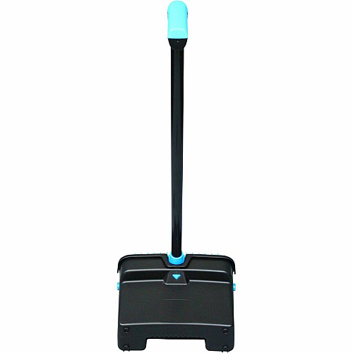 Genuine Joe Lobby Dust Pan Combo Kit Blue, Black - 1 Each (GJO02409)