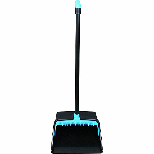 Genuine Joe Lobby Dust Pan Combo Kit Blue, Black - 1 Each (GJO02409)