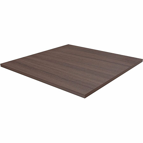Lorell Hospitality/Conference Tabletop 36" Width x 1" Thickness x 36" Length - Band Edge - Finish: Espresso - White Table Top - Sturdy - For Reception Area, Conference Table, Breakroom, Lobby, Meeting, Office (LLR18252)