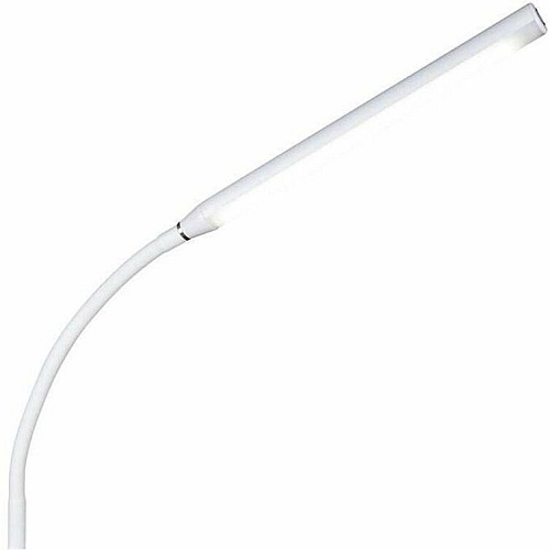OttLite Extended Reach LED Desk Lamp LED Bulb - Flexible Neck, ClearSun LED, Touch-activated, Adjustable Brightness, Glare-free Light - Desk Mountable - White - 1 Each (CSN8500CSHPR)
