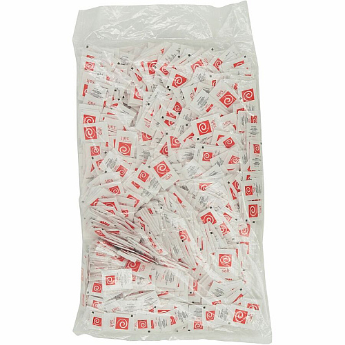 Sugar Foods Salt Packets 0.02 oz - 1000/Bag - 3 / Carton (09295)