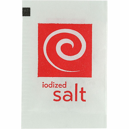 Sugar Foods Salt Packets 0.02 oz - 1000/Bag - 3 / Carton (09295)