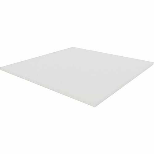 Lorell Hospitality/Conference Tabletop 42" Width x 1" Thickness x 42" Length - Band Edge - White Table Top - For Reception Area, Conference Table, Breakroom, Lobby, Meeting, Office (LLR99879)
