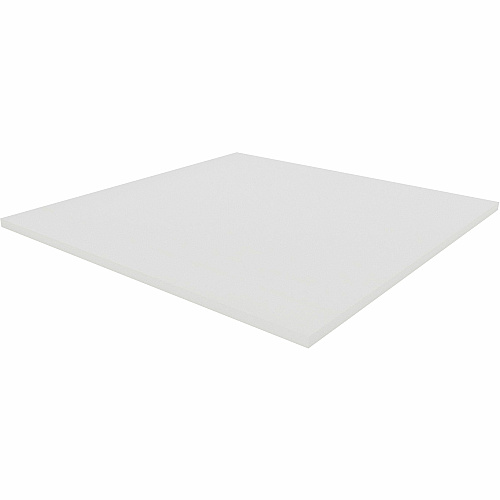 Lorell Hospitality/Conference Tabletop 42" Width x 1" Thickness x 42" Length - Band Edge - White Table Top - For Reception Area, Conference Table, Breakroom, Lobby, Meeting, Office (LLR99879)