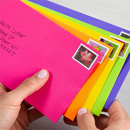 Astrobrights No. 10 Colored Envelopes Multipurpose - #10 - 24 lb - Assorted - 200 / Pack (92109)