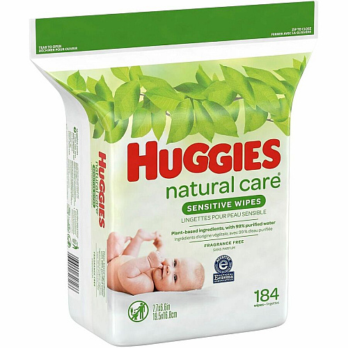 Huggies Natural Care Sensitive Baby Wipes (31816)