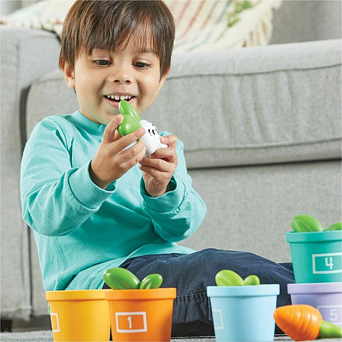 Learning Resources Hide and Seek Vegetable Garden Hide & Seek Toy - Theme/Subject: Fun, Learning - 18 Month & Up - 10 Pieces - Multi (LER3604)