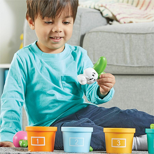 Learning Resources Hide and Seek Vegetable Garden Hide & Seek Toy - Theme/Subject: Fun, Learning - 18 Month & Up - 10 Pieces - Multi (LER3604)