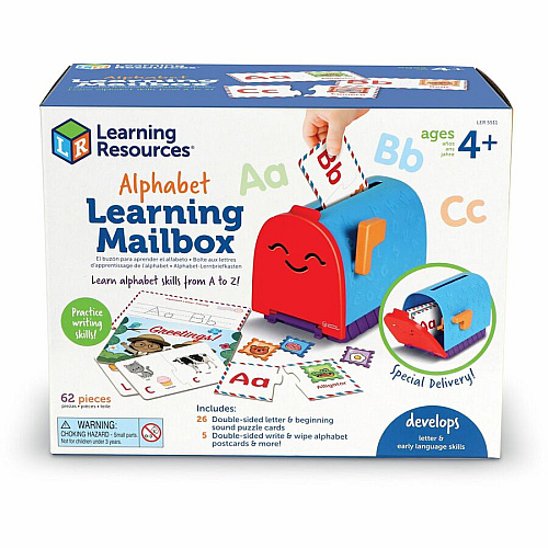 Learning Resources Alphabet Learning Mailbox Learning Toy - Theme/Subject: Learning, Fun - 4 Year & Up - 62 Pieces - Multi (LER5511)