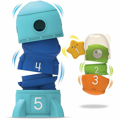 Learning Resources Nesting Space Surprise Theme/Subject: Fun - Skill Learning: Number Recognition, Alien, Stars, Fine Motor, Counting, Imagination, Exploration, Space - 9 Pieces - 18 Months & Up - 1 Each (LER6377)