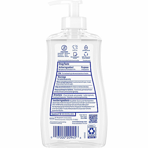 Dial Sensitive Skin Antibacterial Soap For Dry Skin - 11 fl oz - Pump Dispenser - Bacteria Remover - Hand, Commercial, Professional - Moisturizing - Antibacterial - Green - Recycled - Dye-free - 12 / Carton (20946CT)