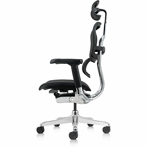 Eurotech ErgoHuman Gen2 Executive All-Mesh Chair Black Seat Color - Mesh Seat Material - Black Back Color - Mesh Back Material - Black Frame Color - Fiber Polymer Composite (FPC) Frame Material - 5-star Base - Black - Mesh - Armrest - 1 Each (ME7ERGG2BK)