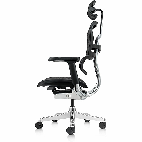 Eurotech ErgoHuman Gen2 Executive All-Mesh Chair Black Seat Color - Mesh Seat Material - Black Back Color - Mesh Back Material - Black Frame Color - Fiber Polymer Composite (FPC) Frame Material - 5-star Base - Black - Mesh - Armrest - 1 Each (ME7ERGG2BK)