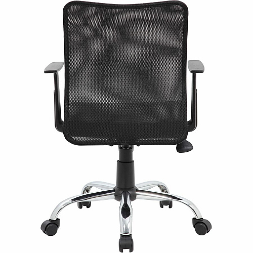 Boss Budget Mesh Task Chair Mesh Back Material - Black - Armrest - 1 Each (6116CCS)