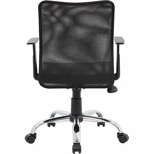 Boss Budget Mesh Task Chair Mesh Back Material - Black - Armrest - 1 Each (6116CCS)