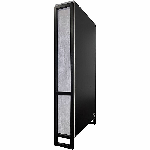 Martin Mason Concrete Laminate Unit 78" Height x 36" Width x 12" Depth - 2 Door(s) - 4 Shelve(s) - 3 Adjustable Shelf(ves) - Material: Thermofused Laminate (TFL) - Finish: Concrete, Stone - Durable, Long Lasting, Adjustable Shelf - For Office (IMMN3678DC)