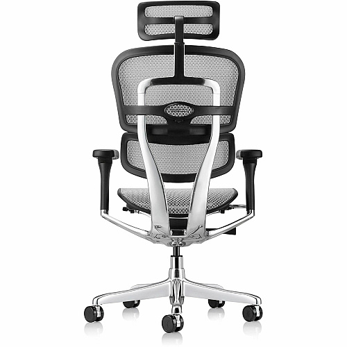 Eurotech ErgoHuman Gen2 Executive All-Mesh Chair Black Seat Color - Mesh Seat Material - Black Back Color - Mesh Back Material - Black Frame Color - Fiber Polymer Composite (FPC) Frame Material - 5-star Base - Gray - Mesh - Armrest - 1 Each (ME7ERGG2GY)
