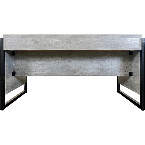 Martin Mason Concrete Laminate Unit 31" Height x 60" Width x 30" Depth - Total Drawer(s): 3 - Material: Thermofused Laminate (TFL) - Finish: Concrete, Stone - Storage Drawer, Center Drawer, Cable Management, Grommet, Durable, Long Lasting, AC P (IMMN384C)