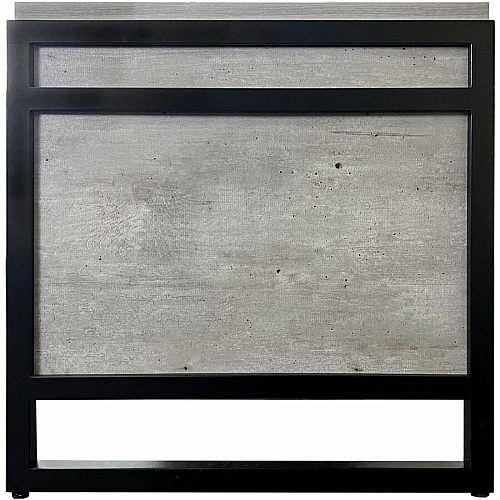 Martin Mason Concrete Laminate Unit 31" Height x 60" Width x 30" Depth - Total Drawer(s): 3 - Material: Thermofused Laminate (TFL) - Finish: Concrete, Stone - Storage Drawer, Center Drawer, Cable Management, Grommet, Durable, Long Lasting, AC P (IMMN384C)