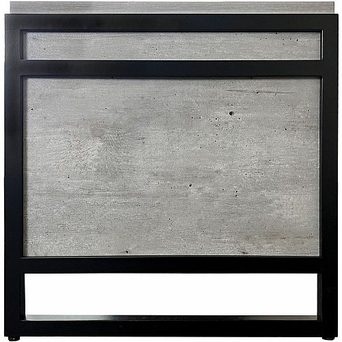 Martin Mason Concrete Laminate Unit 31" Height x 60" Width x 30" Depth - Total Drawer(s): 3 - Material: Thermofused Laminate (TFL) - Finish: Concrete, Stone - Storage Drawer, Center Drawer, Cable Management, Grommet, Durable, Long Lasting, AC P (IMMN384C)