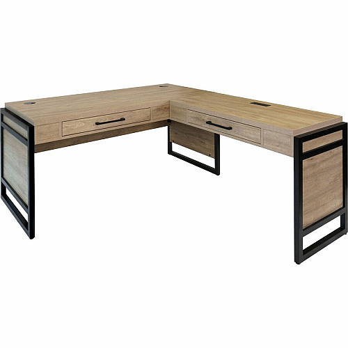 Martin Mason Monarca Laminate Unit 31" Height x 48" Width x 21" Depth - Total Drawer(s): 1 - Material: Laminate - Finish: Monarca Natural, Wood - Grommet, AC Power Outlet, USB Outlet - For Desk - 1 Each (IMMN386RMR)