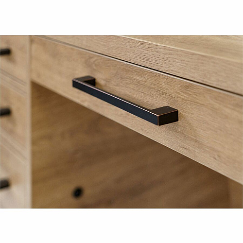 Martin Mason Monarca Laminate Unit 31" Height x 66" Width x 21" Depth - Total Drawer(s): 7 - Material: Thermofused Laminate (TFL) - Finish: Monarca Natural, Wood - Center Drawer, Storage Drawer, Heavy Duty, Ball Bearing Slide, Durable, Long Las (IMMN689M)