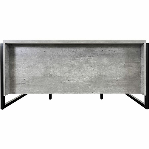Martin Mason Concrete Laminate Unit 31" Height x 66" Width x 30" Depth - Total Drawer(s): 7 - Double Pedestal - Material: Thermofused Laminate (TFL) - Finish: Concrete, Stone - Center Drawer, Storage Drawer, Cable Management, Grommet, Heavy Dut (IMMN680C)