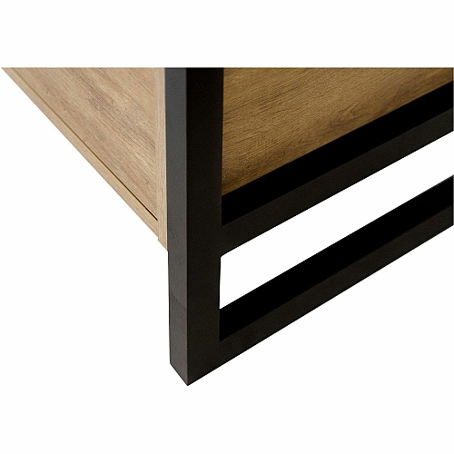 Martin Mason Concrete Laminate Unit 31" Height x 66" Width x 30" Depth - Total Drawer(s): 7 - Double Pedestal - Material: Thermofused Laminate (TFL) - Finish: Monarca Natural, Wood - Center Drawer, Storage Drawer, Cable Management, Grommet, Hea (IMMN680M)