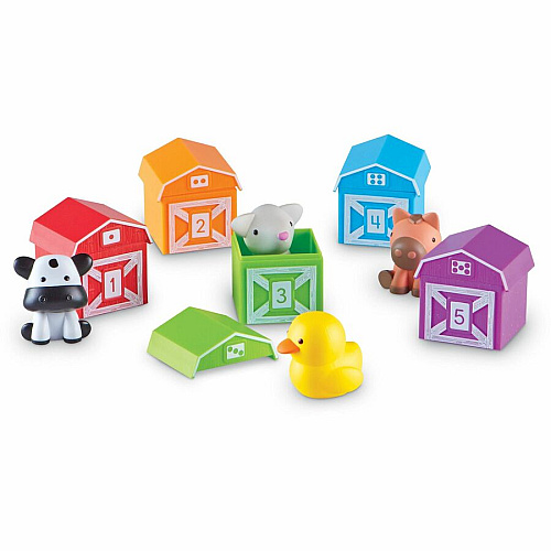 Learning Resources Peekaboo Learning Farm Farm Playset - Theme/Subject: Farm, Learning, Fun - 18 Month & Up - 15 Pieces - Multi (LER6805)