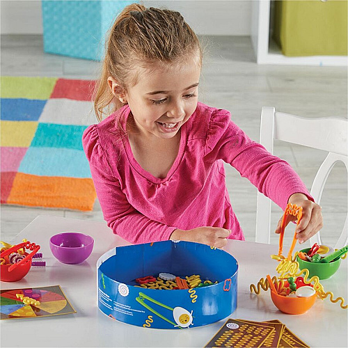 Learning Resources Noodle Knockout Fine Motor Game Learning Toy - Theme/Subject: Learning - 4 Year & Up - 67 Pieces - Multi (LER5549)