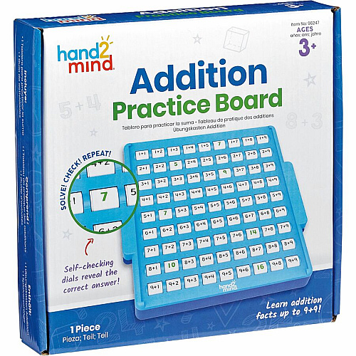 Learning Resources Addition Skills Practice Board Skill Learning: Addition, Interactive Learning - 1 Each (96247)