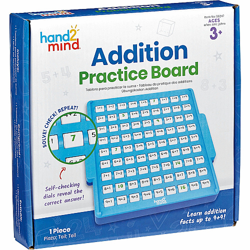 Learning Resources Addition Skills Practice Board Skill Learning: Addition, Interactive Learning - 1 Each (96247)