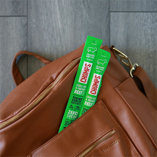 CHOMPS Chomplings Snack Sticks Gluten-free, No MSG, Preservative-free, Dairy-free, Low Sodium, Low Fat - Jalapeno, Beef - 1.15 oz - 24 / Pack (CJ24)