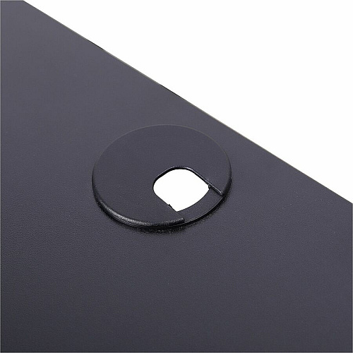 Rocelco DMSV Dual Monitor Stand 4.70" Height x 30" Width x 9" Depth - Desk - Black - For Monitor - Electrical Outlet, USB Charging Port, Cable Management - 1 Each (RDMSV)