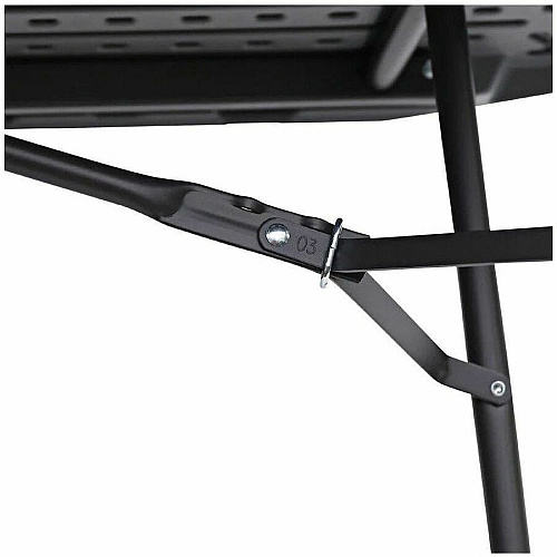 Iceberg Commercial Folding Table Powder Coated Gray Round Tube Leg Base - Contemporary Style - 4 Legs - 1000 lb Capacity - 72" Table Top Length x 30" Table Top Width x 2" Table Top Thickness - Indoor, Outdoor, School, Office, Hospital, Banquet - P (65523)