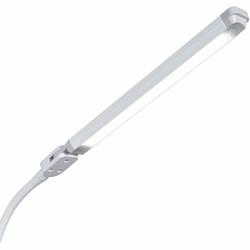 OttLite Swivel LED Desk Lamp with USB Charging and Stand LED Bulb - USB Charging, ClearSun LED, Glare-free Light, Touch-activated, Swivel Head, Flexible Neck, Adjustable Height - Desk Mountable - White - for Desk, Computer, Crafting, Home, Tabl (CSN0800W)