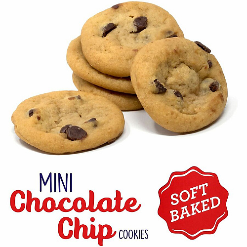 Pillsbury Soft Baked Chocolate Chip Cookie No Artificial Color, No High Fructose Corn Syrup, Gluten-free - Mini Chocolate Chip Cookies - 1.50 oz - 28 / Carton (22002056)